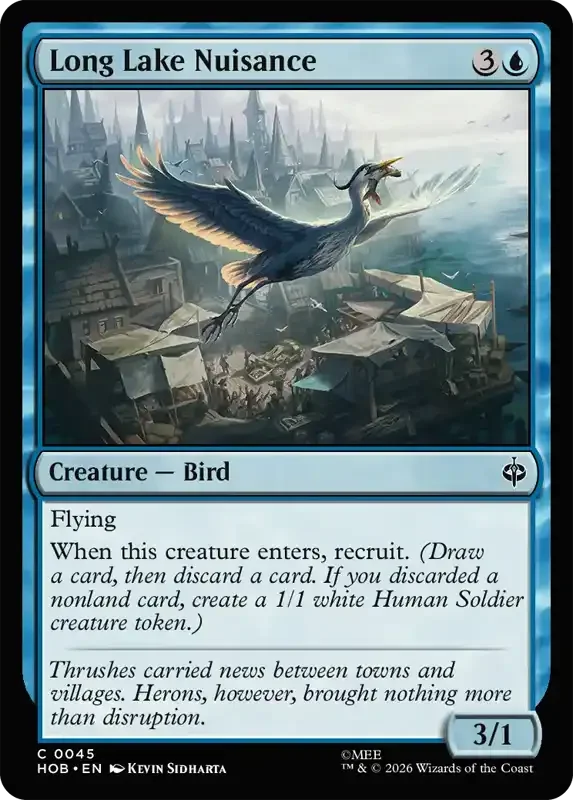 MTG Hobbit Set List - Long Lake Nuisance