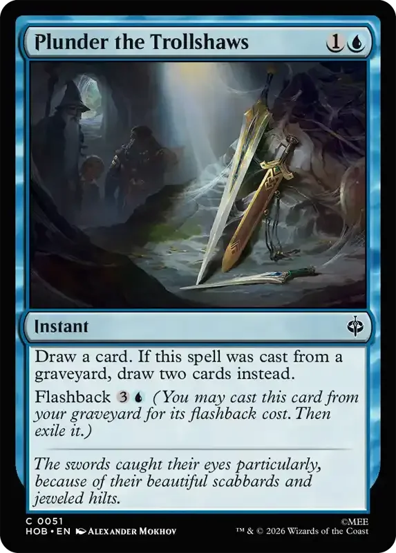 MTG Hobbit Set List - Plunder the Trollshaws