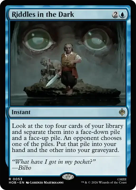 MTG Hobbit Set List - Riddles in the Dark
