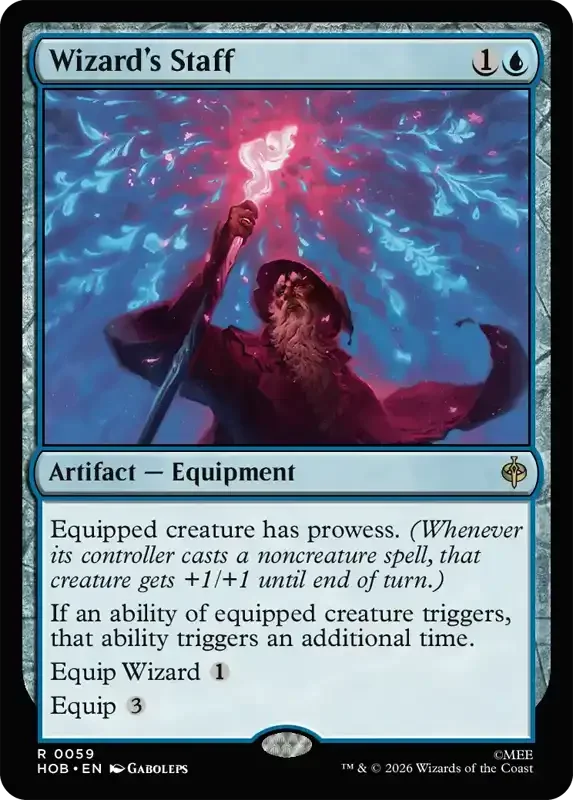 MTG Hobbit Set List - Wizard's Staff