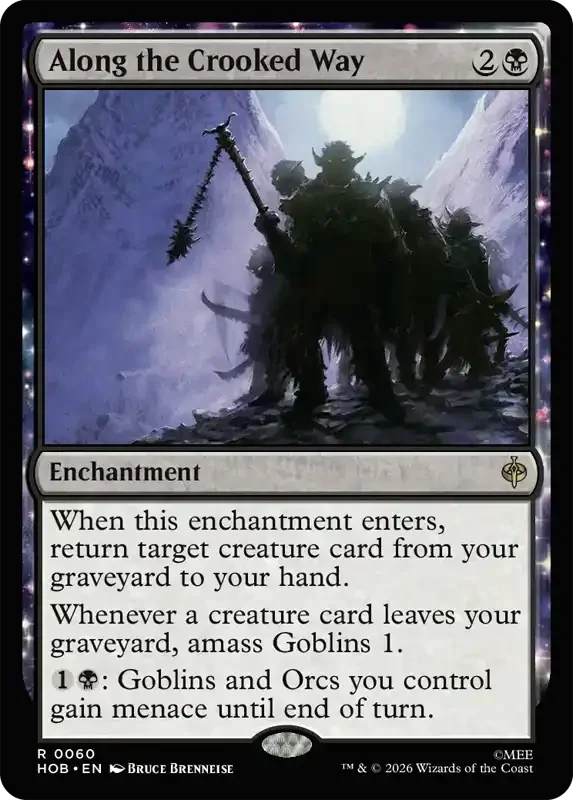 MTG Hobbit Set List - Along the Crooked Way