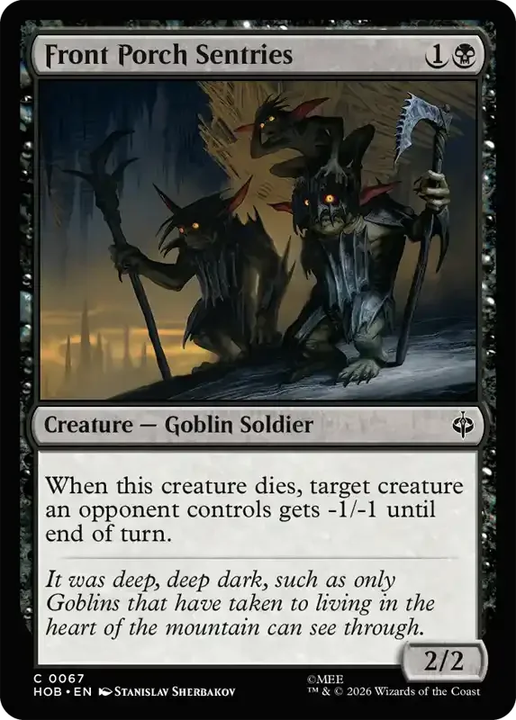 MTG Hobbit Set List - Front Porch Sentries