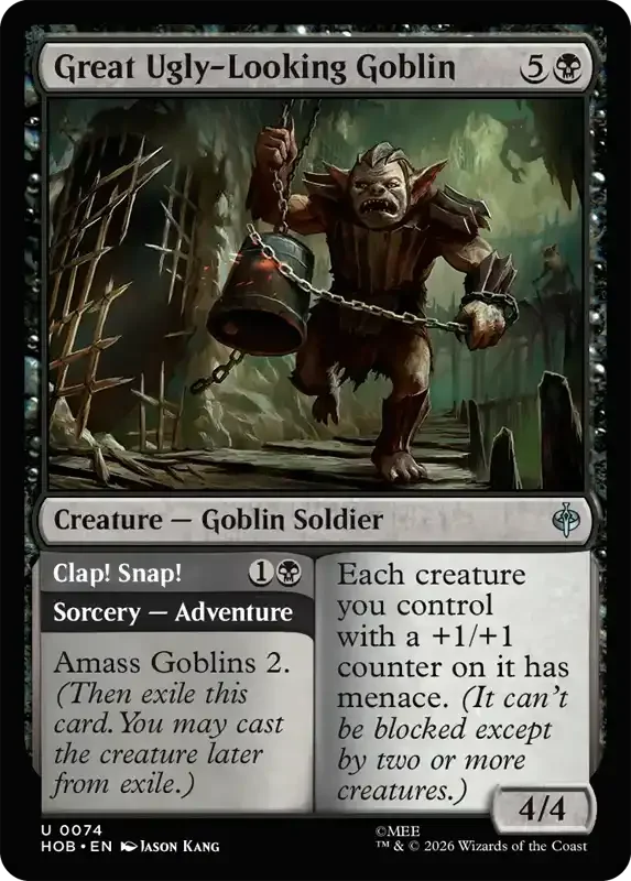 MTG Hobbit Set List - Great Ugly-Looking Goblin