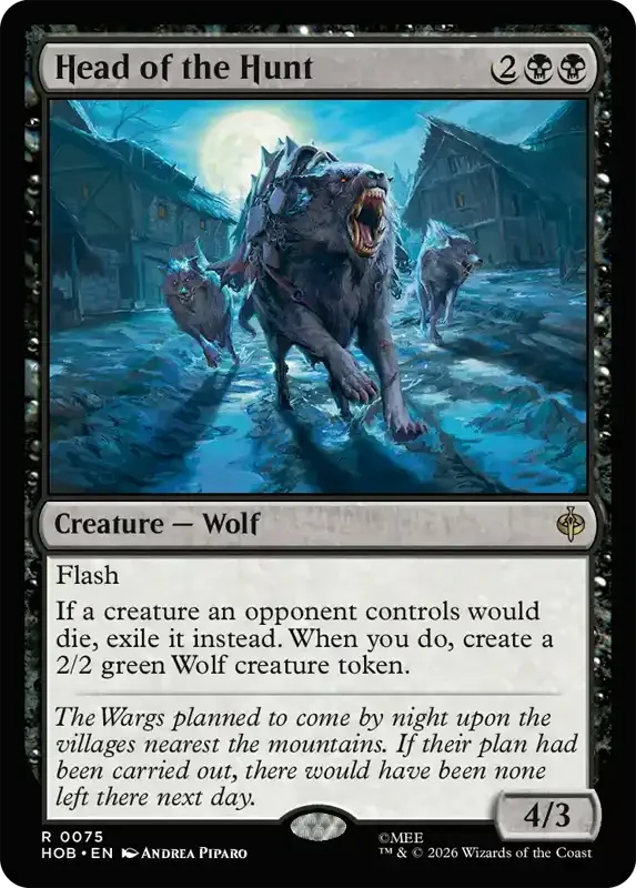 MTG Hobbit Set List - Head of the Hunt