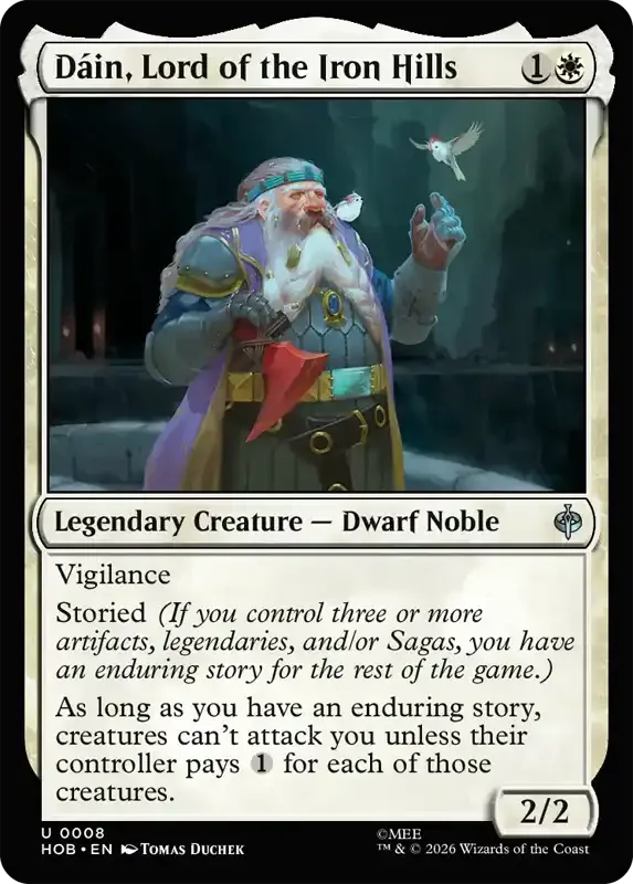 MTG Hobbit Set List - Dáin, Lord of the Iron Hills