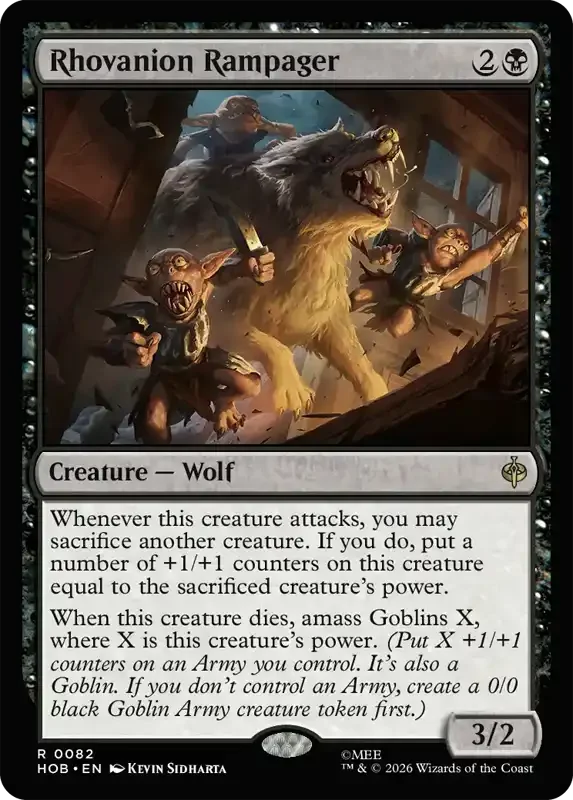 MTG Hobbit Set List - Rhovanion Rampager