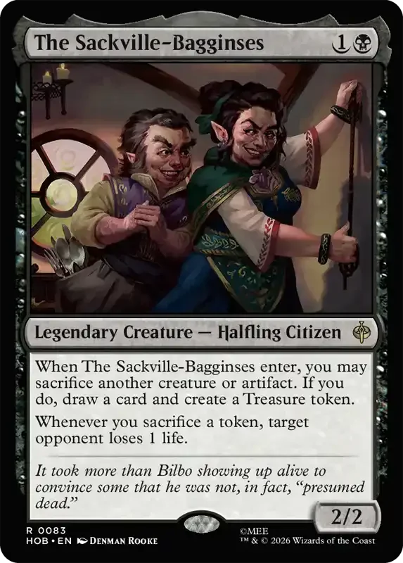 MTG Hobbit Set List - The Sackville-Bagginses
