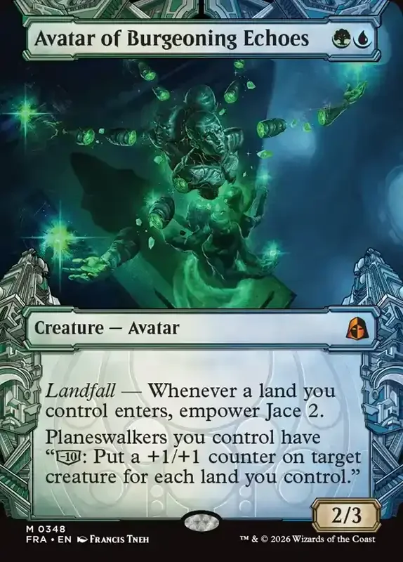 MTG Reality Fracture Card List - Avatar of Burgeoning Echoes #348