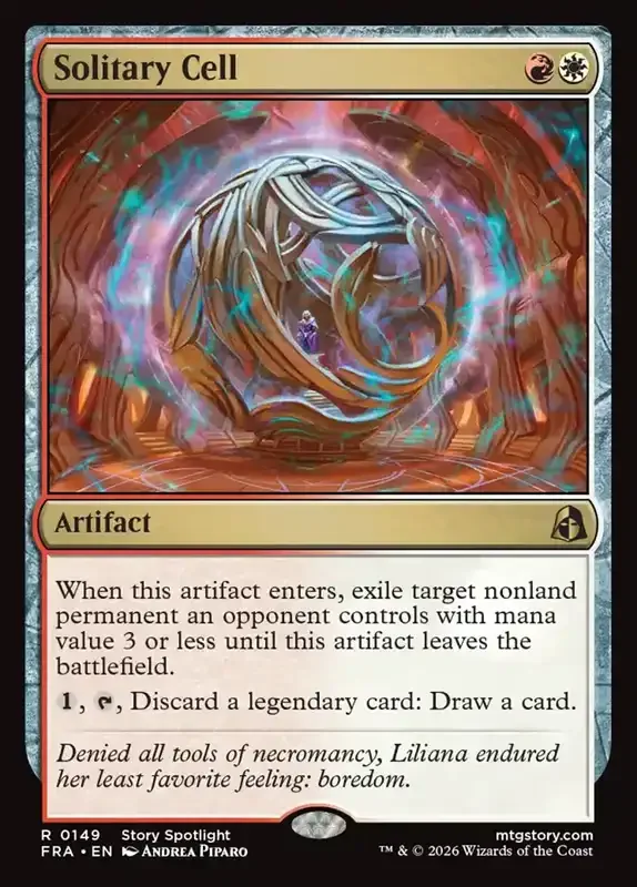 MTG Reality Fracture Card List - Solitary Cell #149