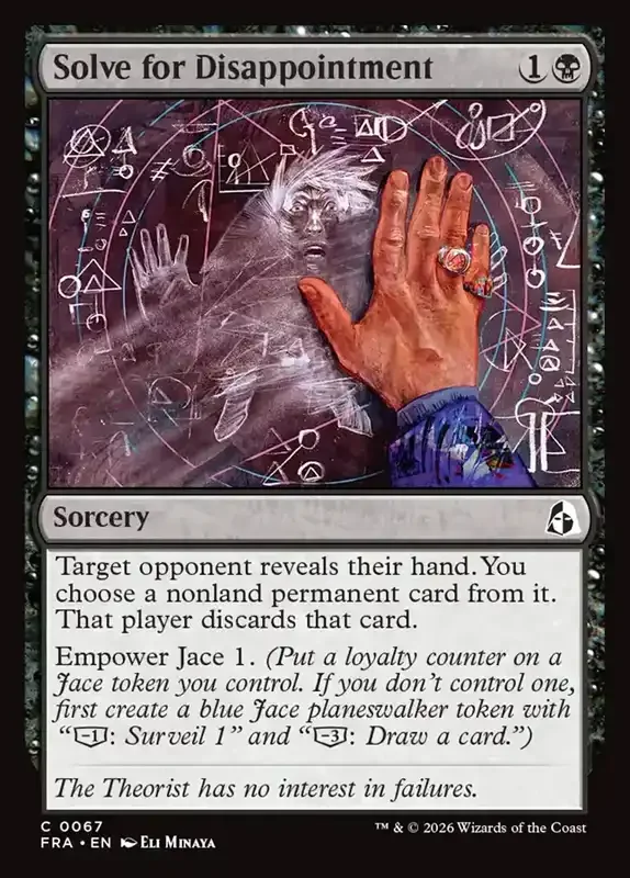 MTG Reality Fracture Card List - Solve for Disappointment #67