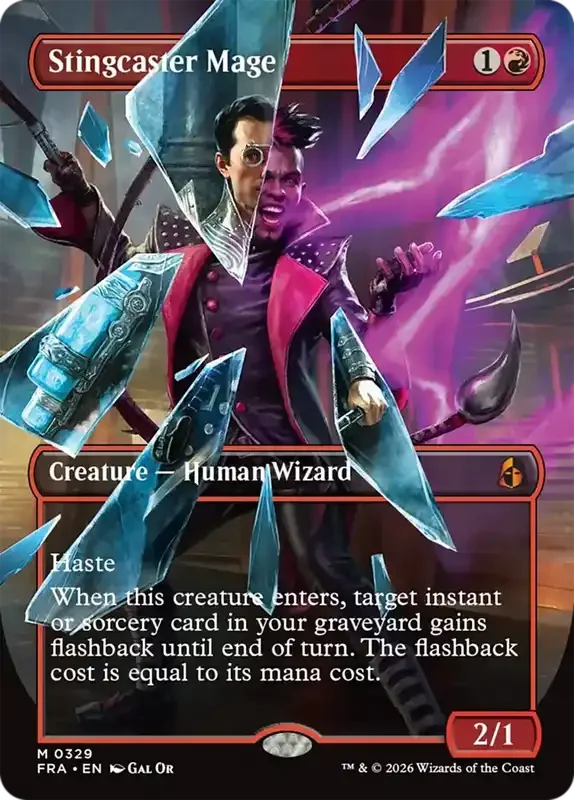 MTG Reality Fracture Card List - Stingcaster Mage #329