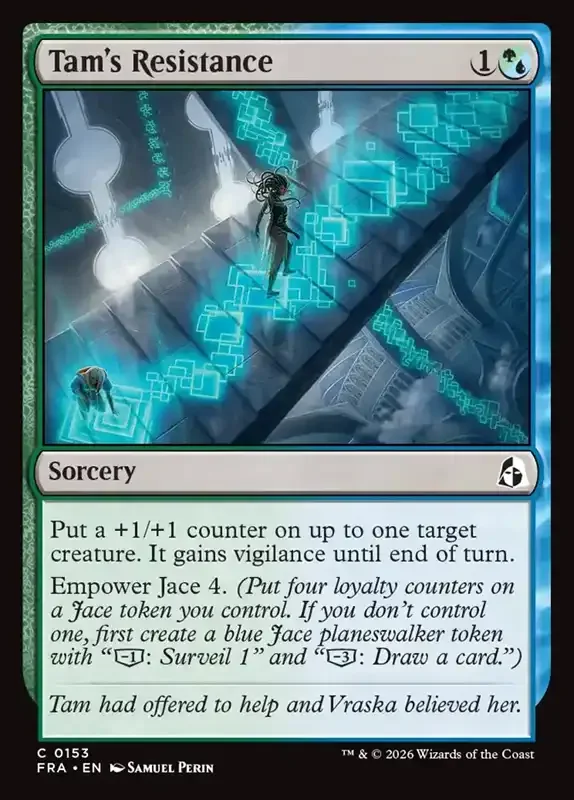 MTG Reality Fracture Card List - Tam's Resistance #153