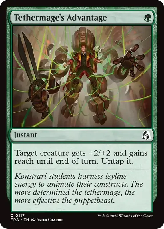 MTG Reality Fracture Card List - Tethermage's Advantage #117