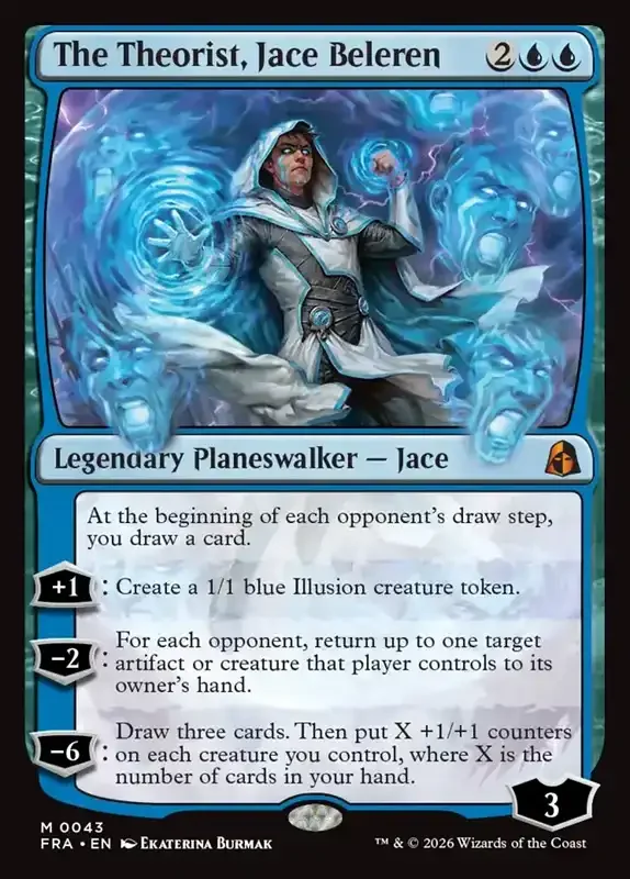 MTG Reality Fracture Card List - The Theorist, Jace Beleren #43