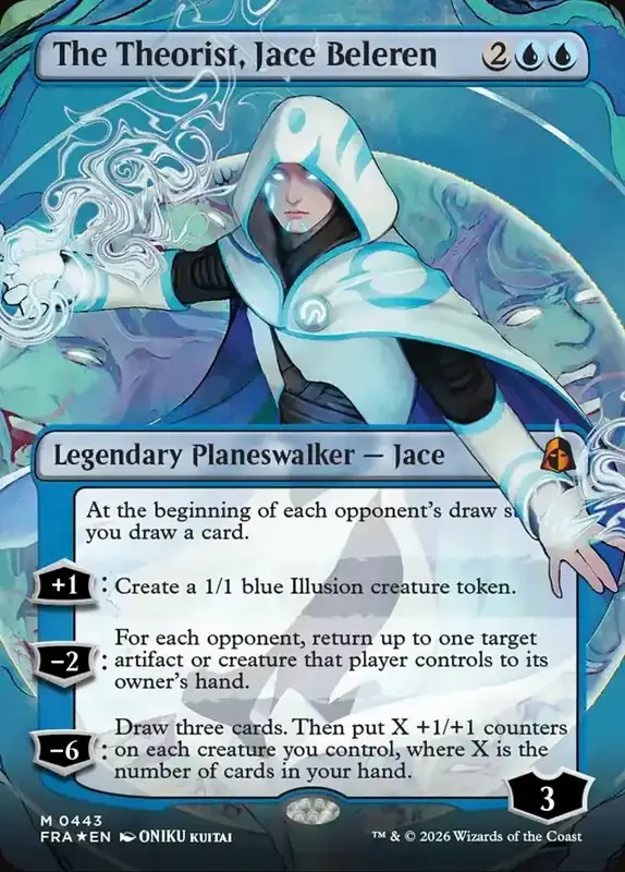 MTG Reality Fracture Card List - The Theorist, Jace Beleren #443