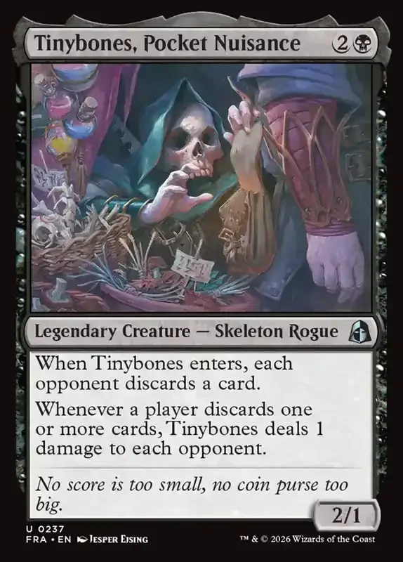 MTG Reality Fracture Card List - Tinybones, Pocket Nuisance #237