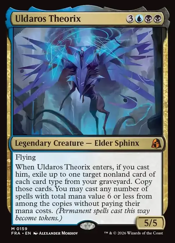 MTG Reality Fracture Card List - Uldaros Theorix #159