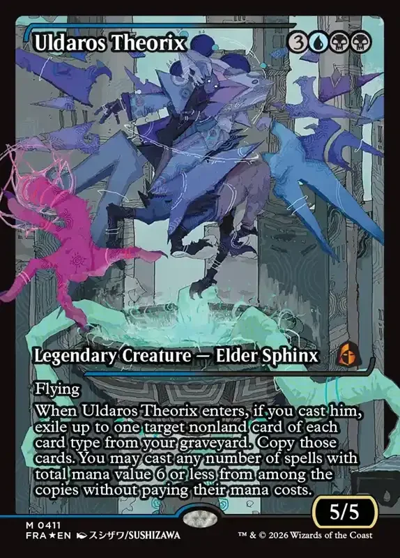 MTG Reality Fracture Card List - Uldaros Theorix #411