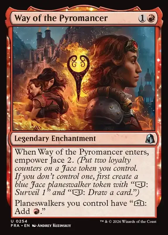 MTG Reality Fracture Card List - Way of the Pyromancer #254