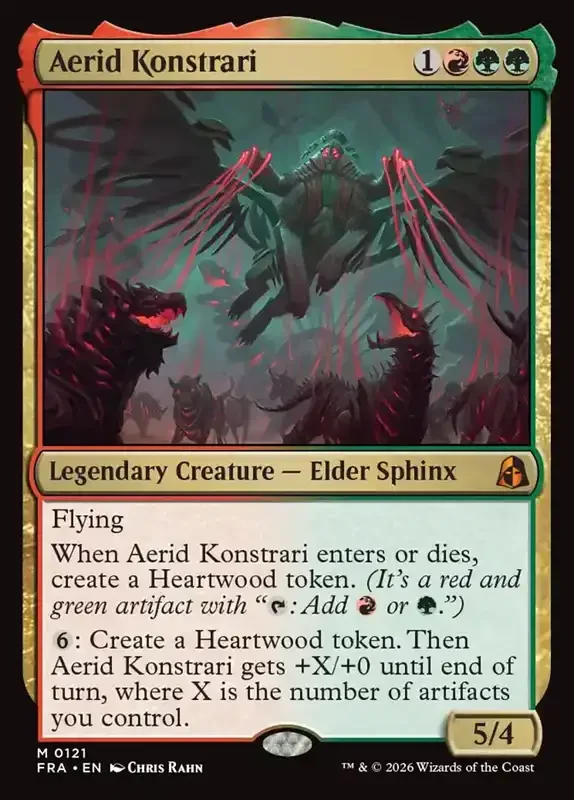 MTG Reality Fracture Card List - Aerid Konstrari #121