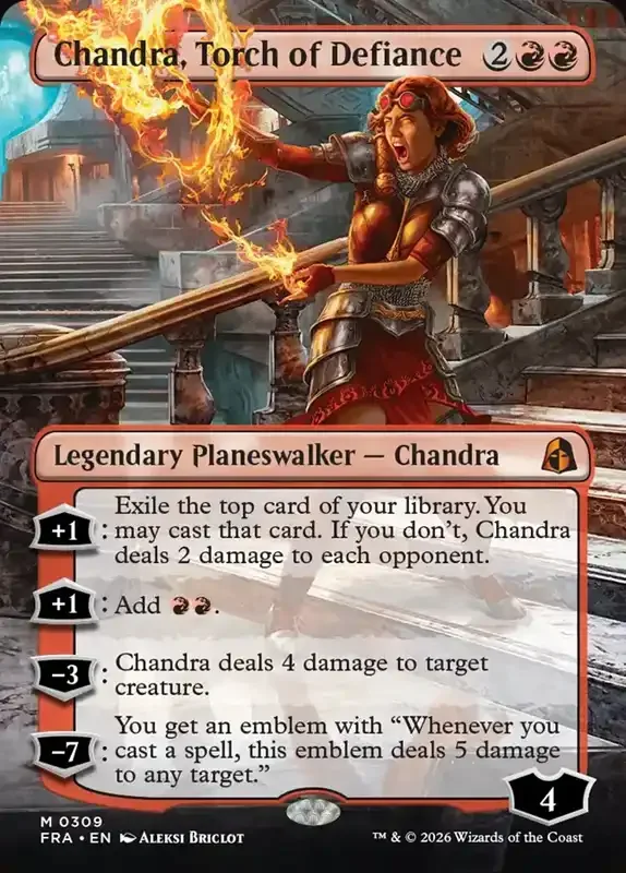 MTG Reality Fracture Card List - Chandra, Torch of Defiance #309