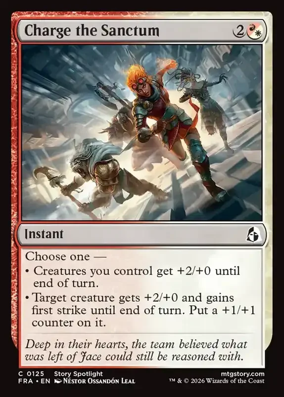 MTG Reality Fracture Card List - Charge the Sanctum #125