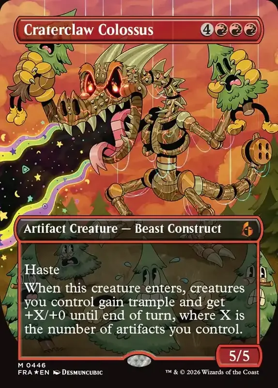 MTG Reality Fracture Card List - Craterclaw Colossus #446