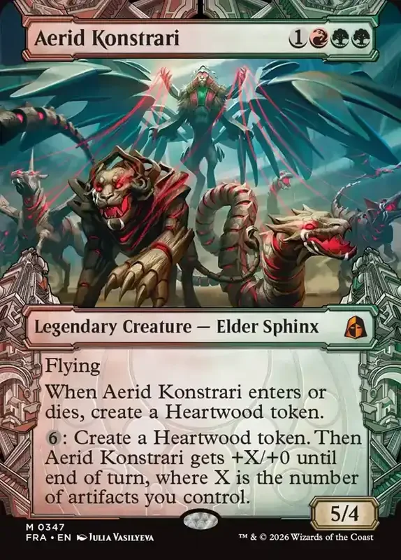 MTG Reality Fracture Card List - Aerid Konstrari #347