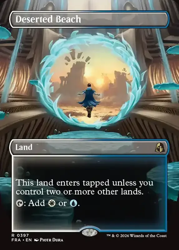 MTG Reality Fracture Card List - Deserted Beach #397