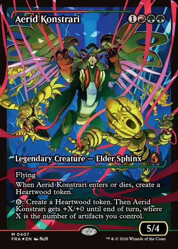 MTG Reality Fracture Card List - Aerid Konstrari #407