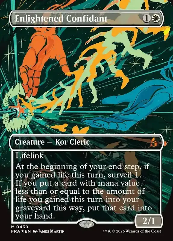 MTG Reality Fracture Card List - Enlightened Confidant #439