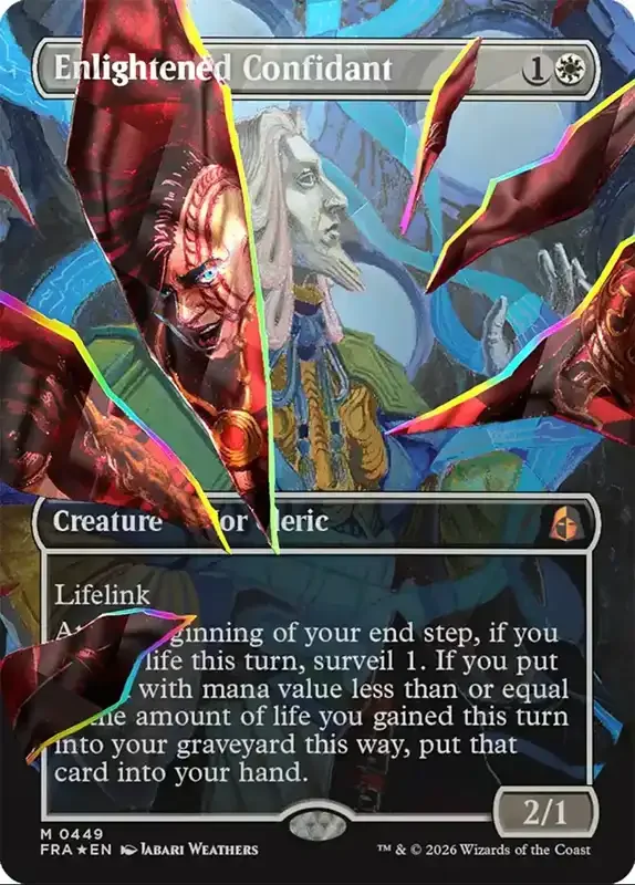 MTG Reality Fracture Card List - Enlightened Confidant #449