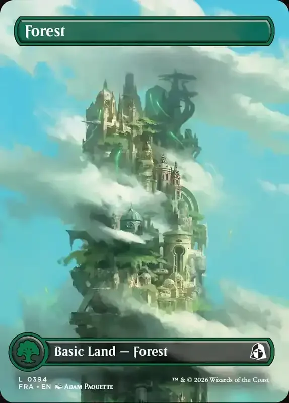 MTG Reality Fracture Card List - Forest #394