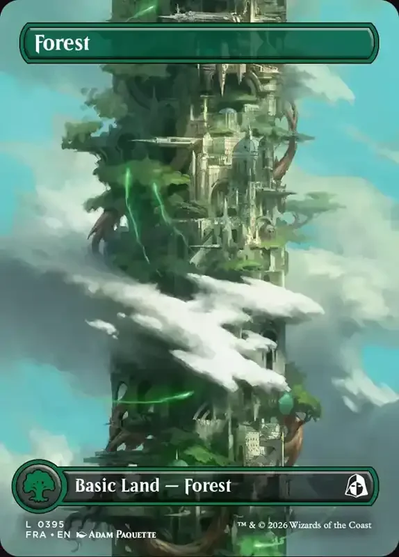 MTG Reality Fracture Card List - Forest #395