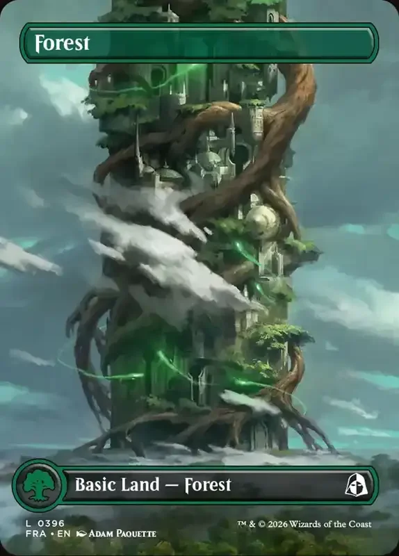 MTG Reality Fracture Card List - Forest #396