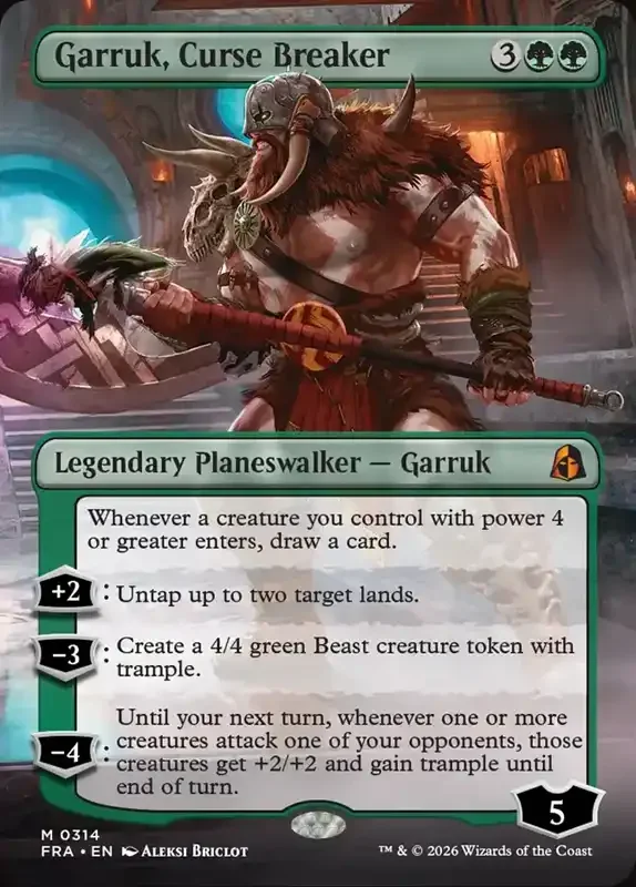 MTG Reality Fracture Card List - Garruk, Curse Breaker #314