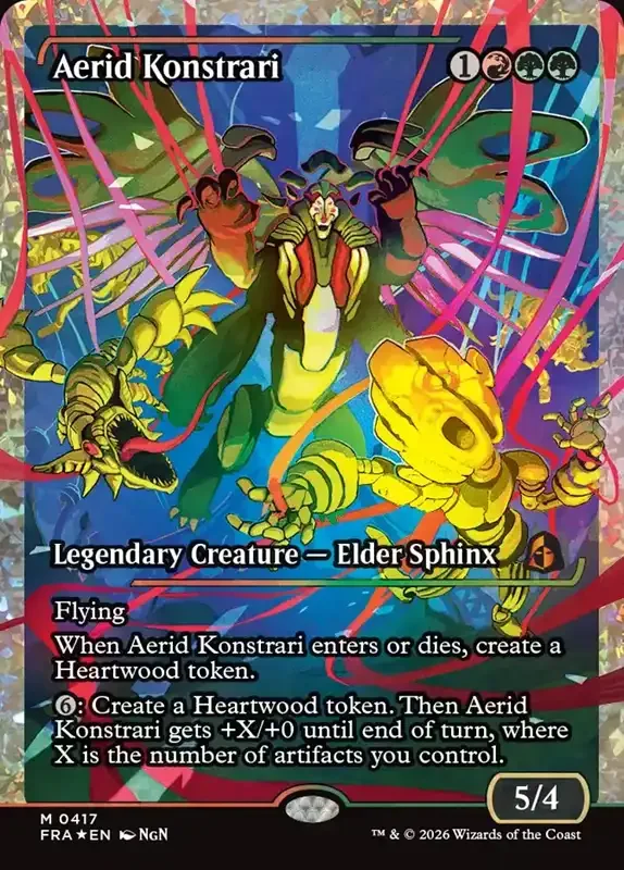MTG Reality Fracture Card List - Aerid Konstrari #417
