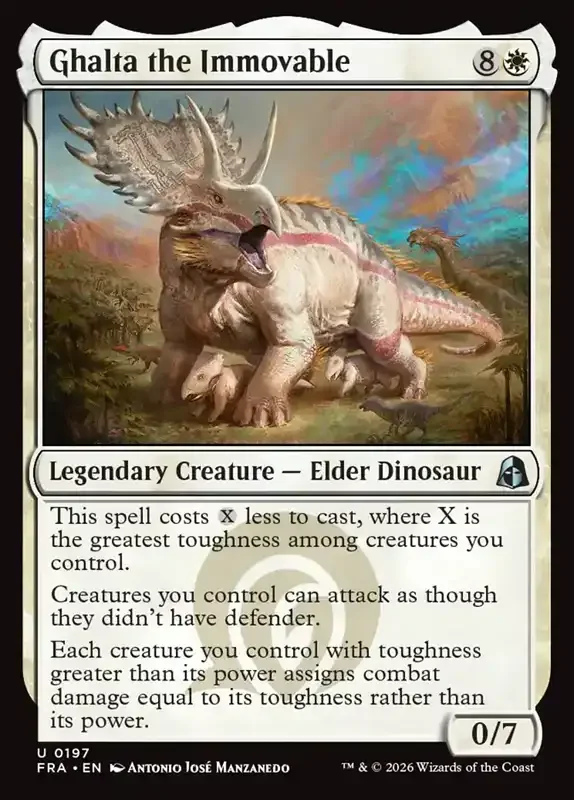 MTG Reality Fracture Card List - Ghalta the Immovable #197