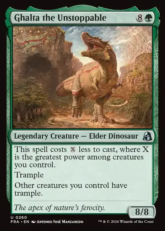 MTG Reality Fracture Card List - Ghalta the Unstoppable #260