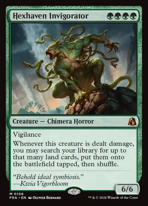 MTG Reality Fracture Card List - Hexhaven Invigorator #106