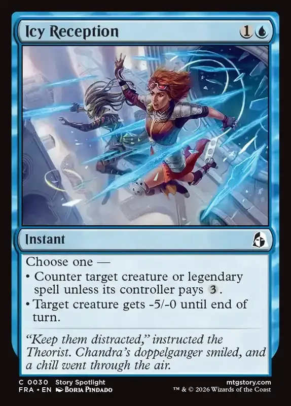 MTG Reality Fracture Card List - Icy Reception #30