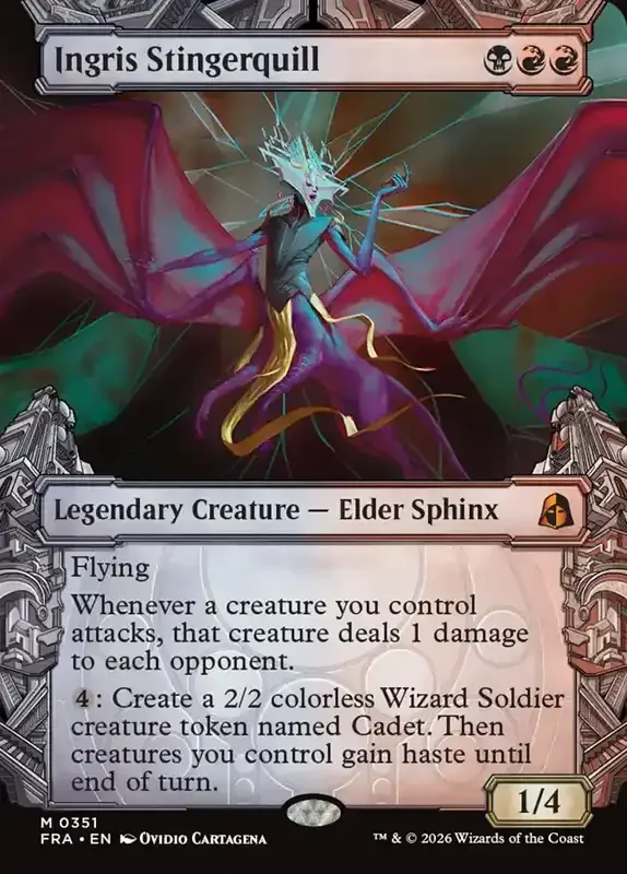 MTG Reality Fracture Card List - Ingris Stingerquill #351
