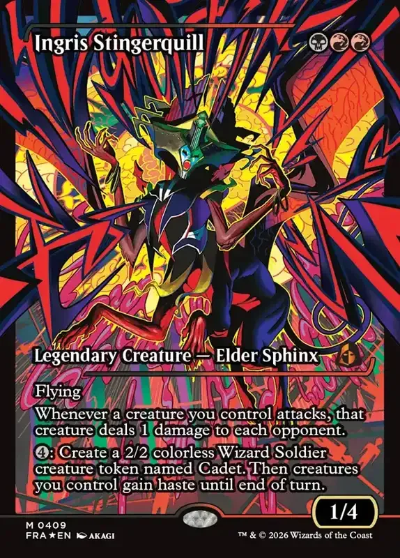 MTG Reality Fracture Card List - Ingris Stingerquill #409