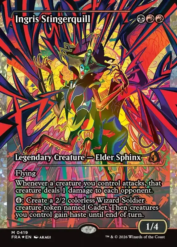 MTG Reality Fracture Card List - Ingris Stingerquill #419