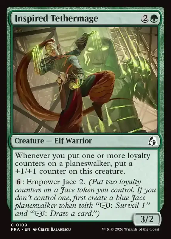 MTG Reality Fracture Card List - Inspired Tethermage #109