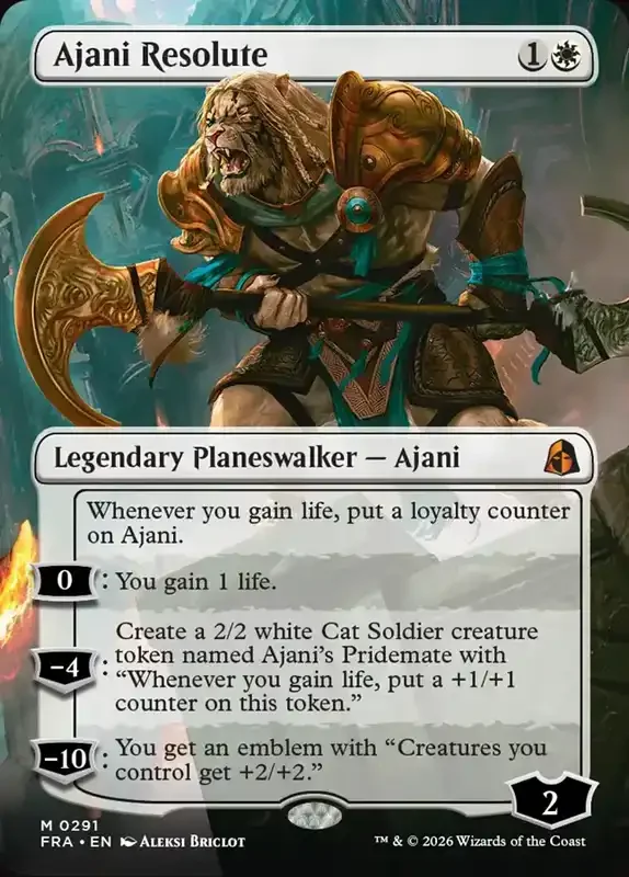 MTG Reality Fracture Card List - Ajani Resolute #291