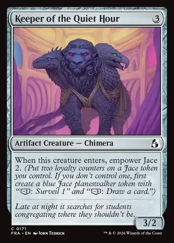 MTG Reality Fracture Card List - Keeper of the Quiet Hour #171
