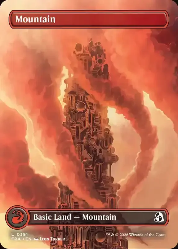 MTG Reality Fracture Card List - Mountain #391