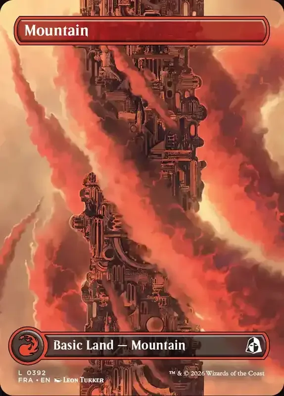 MTG Reality Fracture Card List - Mountain #392