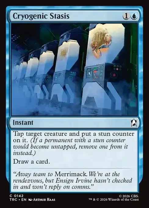MTG Star Trek Card List - Cryogenic Stasis (TRC 142) 011/177